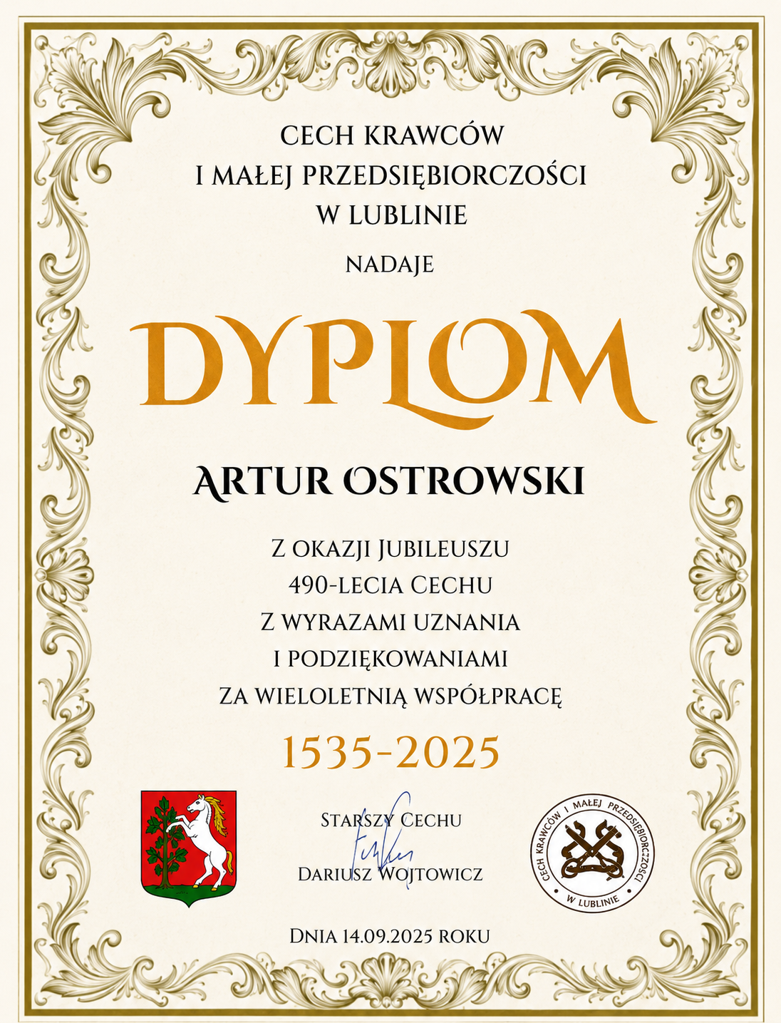 Dyplom Uznania